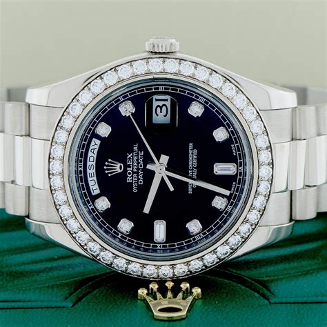 rolex dax date weissgold|rolex white gold watch.